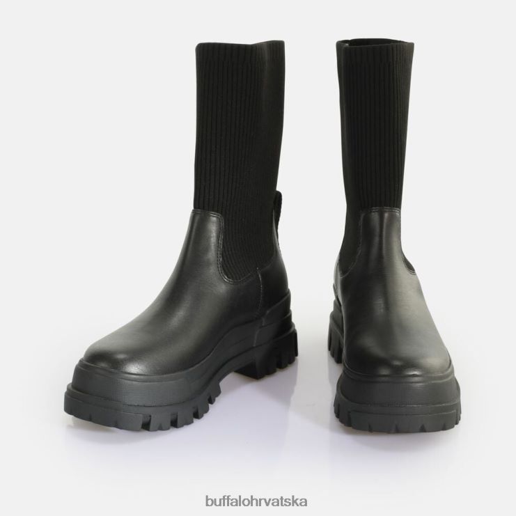 crno Buffalo aspha sock boot short boot vegan |čizme TDD6T538